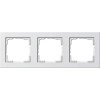 021322 Рамка E2 Белый матовый 3-постовая Gira