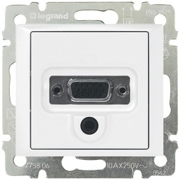 770082 Valena Розетка HD15+Jack 3,5 Legrand