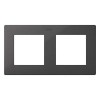 2400620-038 Рамка на 2 поста, графит Simon 24
