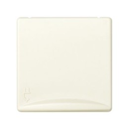 27490-32 Розетка двухполюсная с заземлением с откидной крышкой, IP40, с защитными шторками, широкий модуль, S