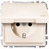 MTN2414-4044 Механизм розетки с крышкой, IP 44, бежевый Merten