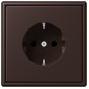 LC1520KI4320J Les Couleurs® Le Corbusier SCHUKO®-розетка со встроенной повышенной защитой от прикосновения terre d‘ombre brulee 59 Jung