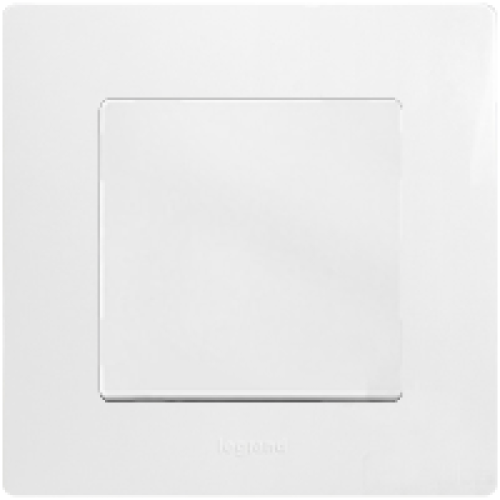 672501 Рамка Etika Белый 1-постовая  Legrand