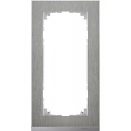 MTN4025-3646 Рамка без перегородки M-Pure Decor Нержавеющая сталь / Алюминий 2-постовая Merten