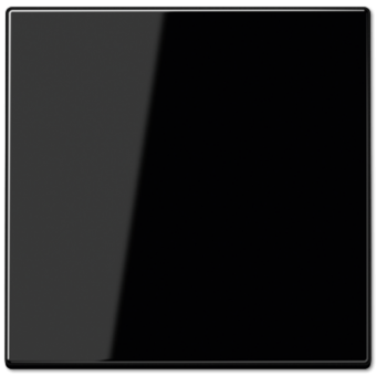 LS1561.07SW LS 990 Черный Накладка светорегулятора/выключателя нажимного Jung LS серия