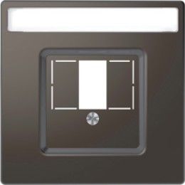 MTN4250-6034 D-life центральная накладка для tae/audio/usb, антрацит Merten