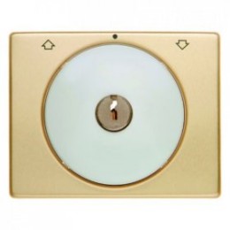 10790302 Центральная панель с замком к жалюзийному замочному выключателю цвет: золотой/полярная белизна Arsys Berker