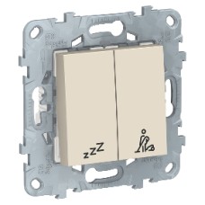 NU521744 кнопочный выключатель не беспокоить - убрать номер Бежевый Schneider Electric NU521744 кнопочный выключатель не беспокоить - убрать номер Бежевый Schneider Electric