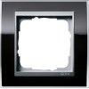 0211736 Рамка Event Clear Черный / Алюминий 1-постовая Gira