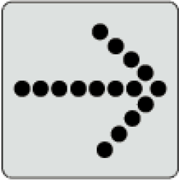 FD28622-A Наклейки для индикаторов, цвет Алюминий FEDE