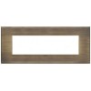 22657.87 Рамка Eikon EXE Античная бронза сатиновая 7-модульная Vimar