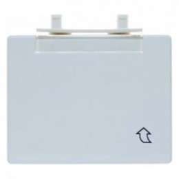 11400069 Откидная крышка с полем для надписи, плоская цвет: полярная белизна, с блеском Arsys Berker