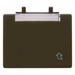 11410001 Откидная крышка с полем для надписи, высокая цвет: коричневый, с блеском Arsys Berker