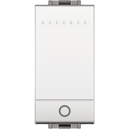 N4043N LivingLight Кнопка (NO) с символом "Лампа", 1 модуль Bticino