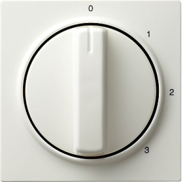 066940 Накладка с ручкой для трехступенчатого переключателя Белый Gira S-color