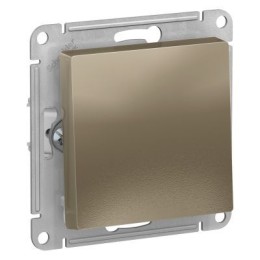 ATN000511 Atlasdesign 1-клавишный Выключатель, сх.1, 10АХ, механизм, Шампань Schneider Electric