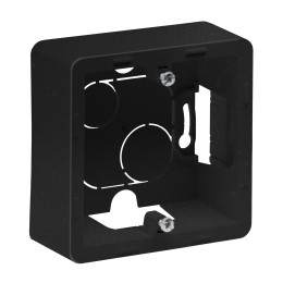 Коробка накладного монтажа - 1 пост Антрацит Legrand INSPIRIA 673983