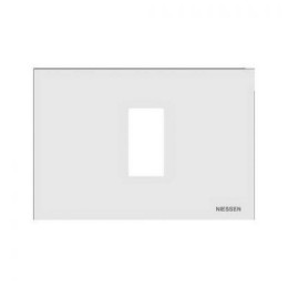 N2471 BL Рамка итальянского стандарта Zenit Альпийский белый 1 модуль ABB