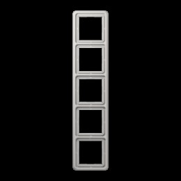 CD585WULG Рамка CD Ударопрочная Светло-серый 5-постовая Jung