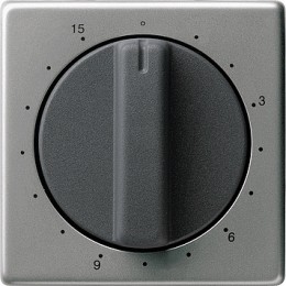 064020 Накладка таймера 15 мин Сталь Gira E22