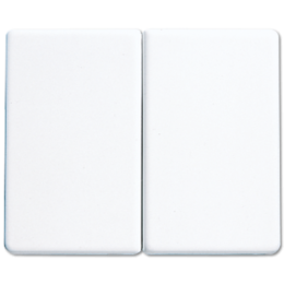 SL1565.07WW SL 500 Белый  Накладка светорегулятора 2-х канального нажимного Jung