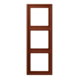 LC9834320D Рамка Les Couleurs Le Corbusier Terre sienne brique 3-постовая Jung