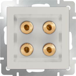 WL03-AUDIOx4 ivory Акустическая розетка (слоновая кость) Antik Werkel a030808