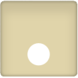 FD0321-A Накладка ТВ розетки одинарной, цвет Бежевый FEDE
