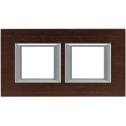 HA4802M2HLWE Рамка Axolute Квадрат Венге 2+2 модуля Bticino