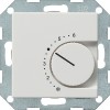 039627 Терморегулятор с переключающим контактом белый матовый Белый Gira