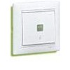 774413 Valena Выключатель кнопочный 1-клавишный с подсветкой и с симовлом "лампа" Legrand