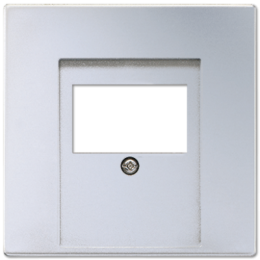 AL2969T LS 990 Алюминий Крышка для ТАЕ-розетки,моно/стерео-аудиорозетки,комбинированной вставки  Jung LS серия