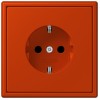 LC1520KI4320A Les Couleurs® Le Corbusier SCHUKO®-розетка со встроенной повышенной защитой от прикосновения rouge vermillon 59 Jung