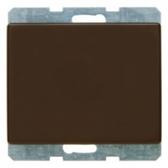10450001 Заглушка с центральной панелью цвет: коричневый, с блеском Arsys Berker