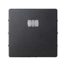 82013-38 Клавиша для кнопочного выключателя с подсветкой под пиктограммы, S82, S82N, S82 Detail, графит Simon