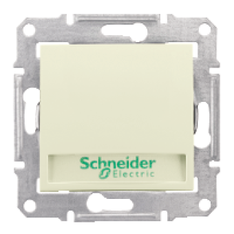 SDN1600347 Кн.выкл. с надп. подсв., бежевый Schneider Electric