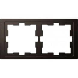 MTN4020-6534 Рамка D-Life Антрацит 2-постовая Merten