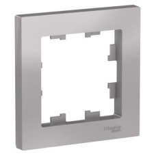 ATN000301 Рамка Atlasdesign Алюминий 1-постовая Schneider Electric ATN000301 Рамка Atlasdesign Алюминий 1-постовая Schneider Electric