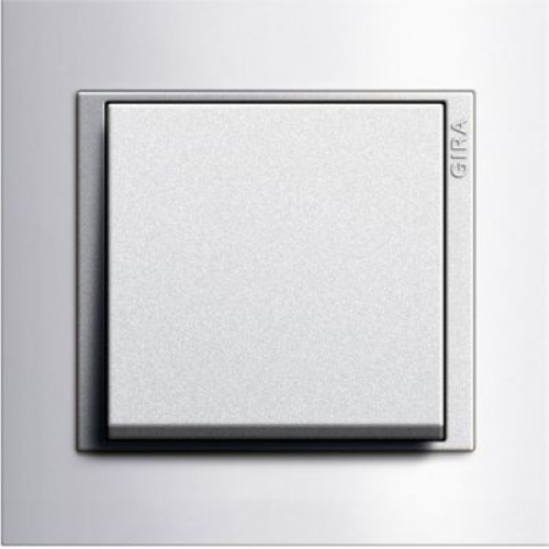 021171 Рамка Event Белый / Алюминий 1-постовая Gira