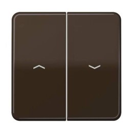 CD595PBFBR CD ударопр. Коричневый Клавиша 2-я жалюзийная Jung