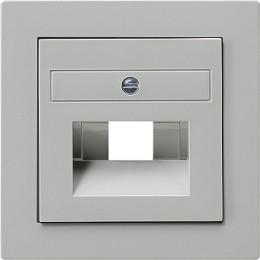 027042 Накладка 50*50 мм для розеток UAE/IAE Серый Gira S-color