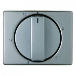 16340104 Центральная панель с регулировкой для механических таймеров цвет: нержавеющая сталь Arsys Berker