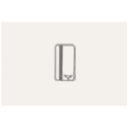 N2214.1 BL Механизм карточного (54 мм) выключателя с накладкой, 2-модульный, серия Zenit, цвет альпийский белый, ABB