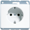 SL520KIWW SL 500 Белый  Розетка с/з с защитными шторками безвинт зажим Jung