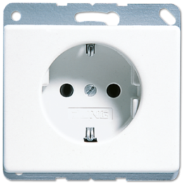 SL520KIWW SL 500 Белый  Розетка с/з с защитными шторками безвинт зажим Jung