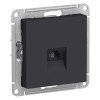 ATN001081 Atlasdesign Розетка телефонная RJ11, механизм, Карбон Schneider Electric