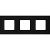 FD01603BK Рамка New Marco Черный 3-постовая Fede