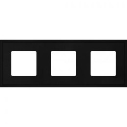 FD01603BK Рамка New Marco Черный 3-постовая Fede