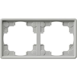 021242 Рамка S-color Серый 2-постовая Gira