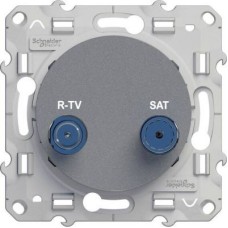 S53R455 R-TVSAT оконечная алюминий Odace Schneider Electric S53R455 R-TVSAT оконечная алюминий Odace Schneider Electric